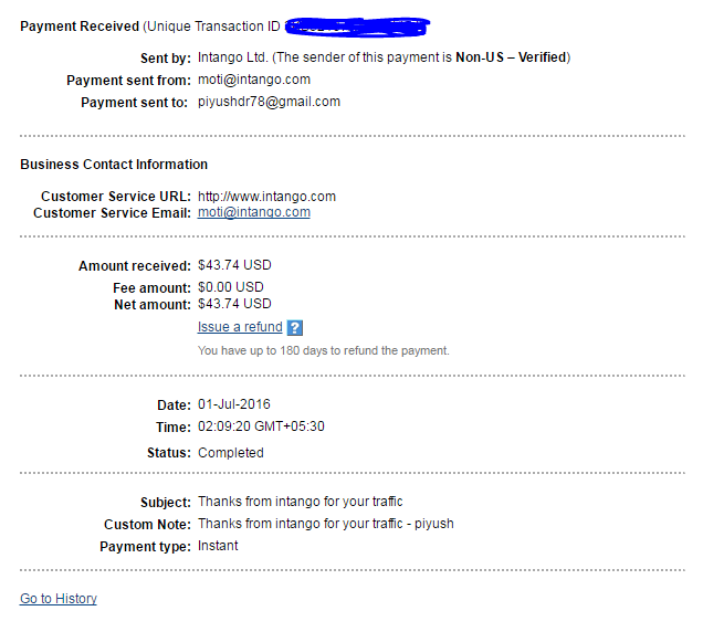 Revenuehits Review payment proof