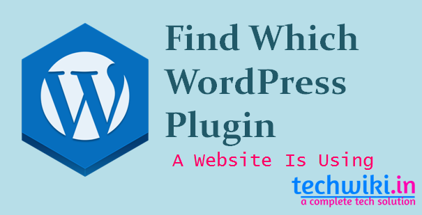 find which wordpress plugin a website is using