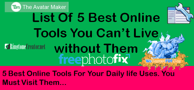 5 best online tools
