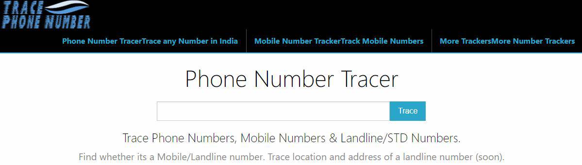 trace phone number