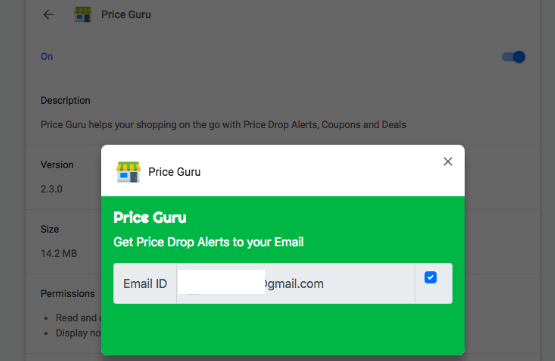 Setup Price guru plugin