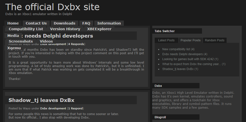 dxbx emulator