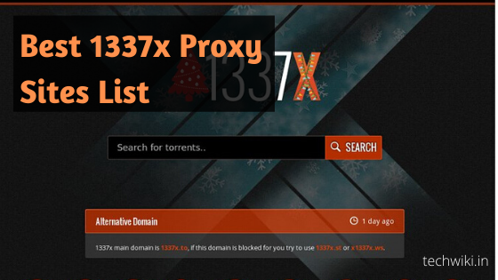 Best 1337x Proxy Sites